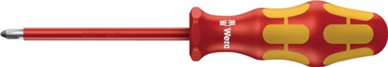 Schraubendreher VDE/IEC PZD2 L.100mm m.Mehrkomp.-Heft WERA Schraubendreher VDE/IEC PZD2 L.100mm m.Mehrkomp.-Heft WERA