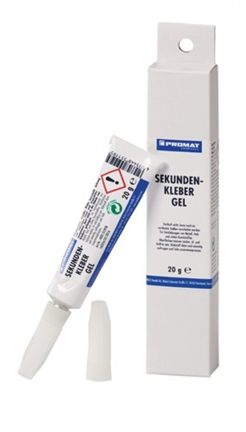 Sekundenklebergel Univ.20g NSF P1 farblos Tube PROMAT CHEMICALS Sekundenklebergel Univ.20g NSF P1 farblos Tube PROMAT CHEMICALS