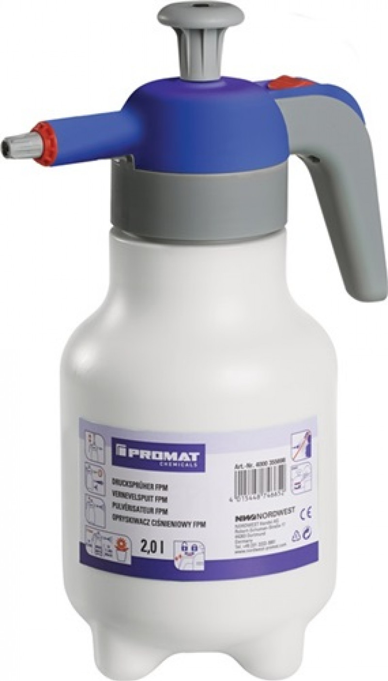 Drucksprüher 2l FPM Viton Dichtung,Kunststoff-Düse PROMAT CHEMICALS Drucksprüher 2l FPM Viton Dichtung,Kunststoff-Düse PROMAT CHEMICALS