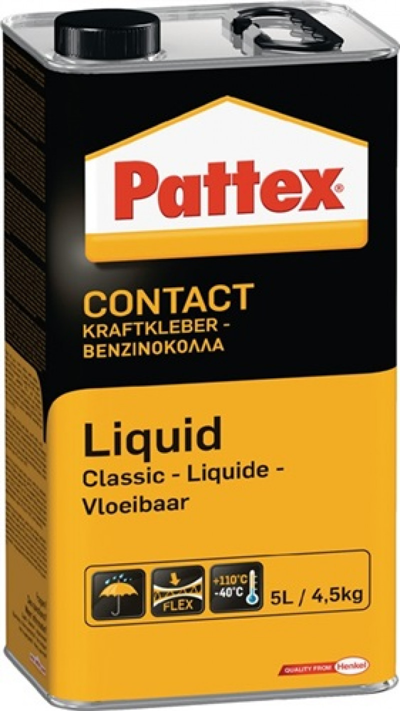 Kraftkleber Classic Liquid -40GradC b.+110GradC 4,5kg Kanne PATTEX Kraftkleber Classic Liquid -40GradC b.+110GradC 4,5kg Kanne PATTEX
