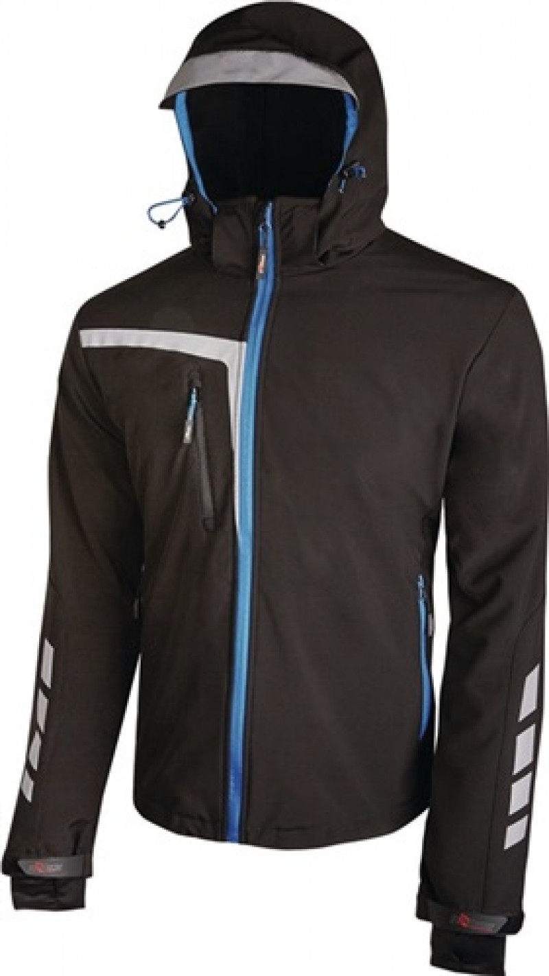 Softshelljacke QUICK Gr.XL black carbon 96% PES/4% Spandex U-Power Softshelljacke QUICK Gr.XL black carbon 96% PES/4% Spandex U-Power