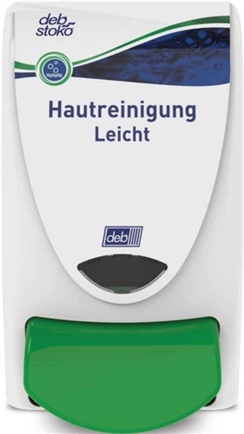 Spender Hautreinigung Leicht DE H233xB130xT115ca.mm 1l weiß St. Spender Hautreinigung Leicht DE H233xB130xT115ca.mm 1l weiß St.