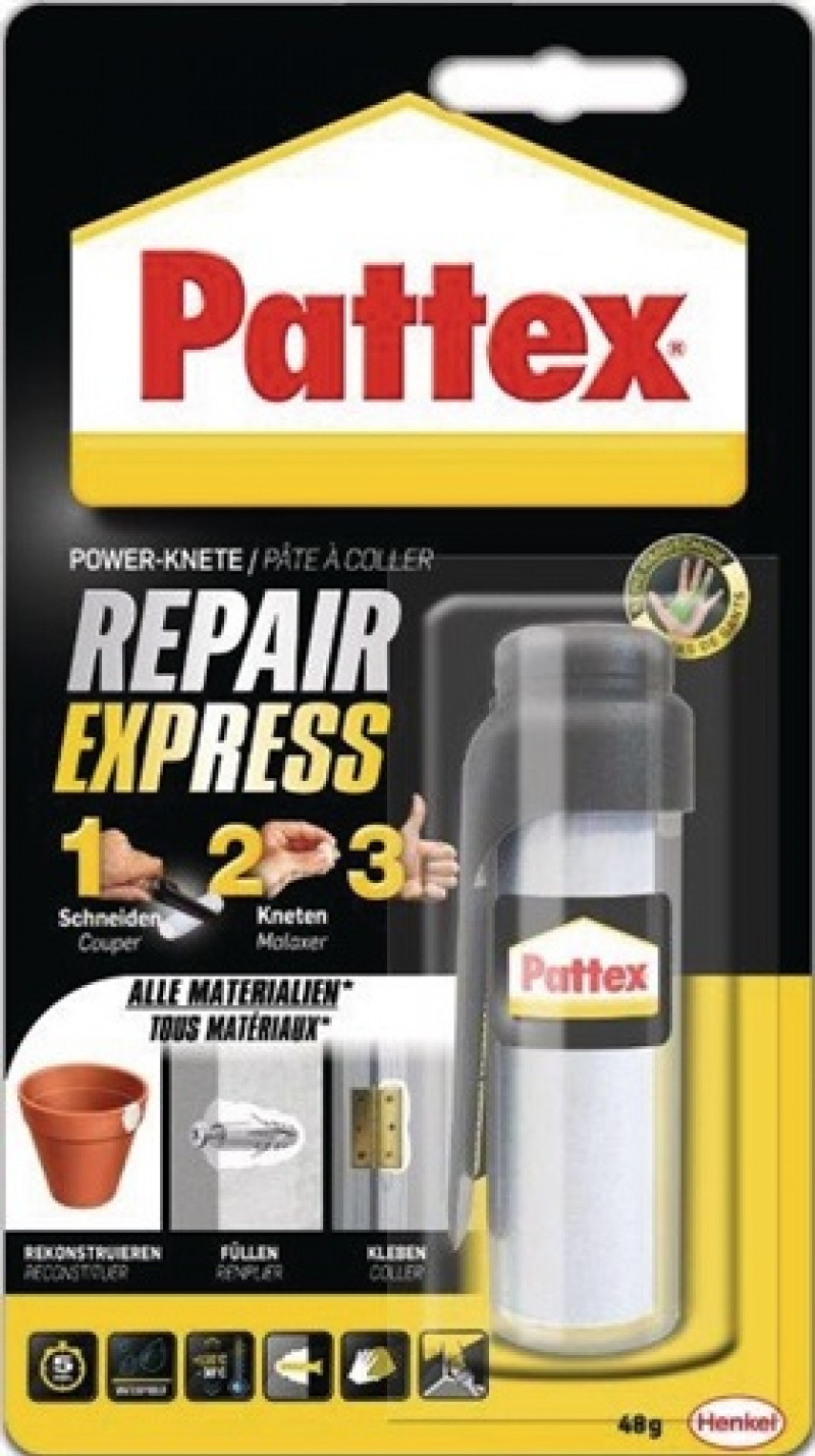 Powerknete Repair Express weißlich 48g Stick PATTEX Powerknete Repair Express weißlich 48g Stick PATTEX