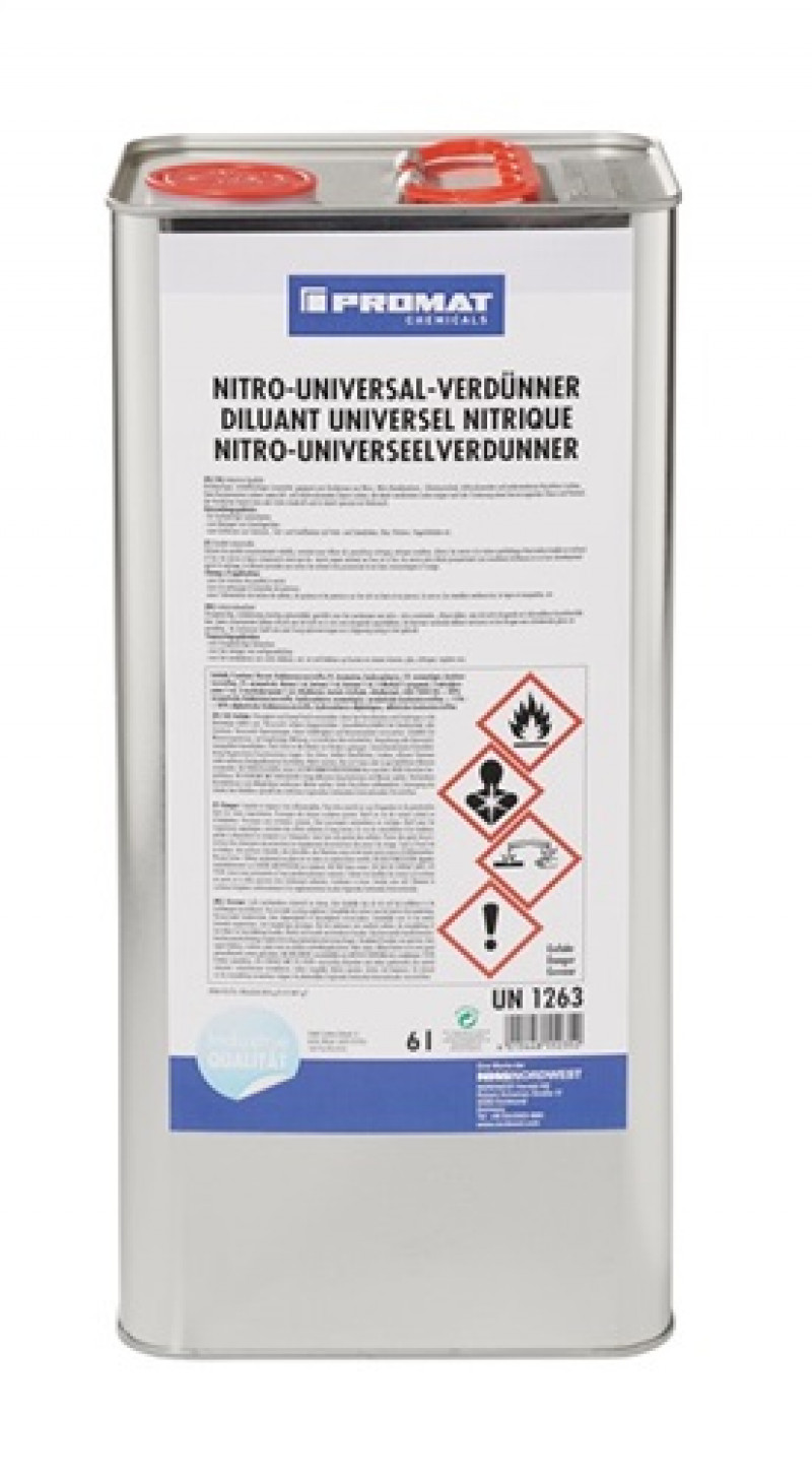 Nitrouniversalverdünner 6l Kanister PROMAT chemicals Nitrouniversalverdünner 6l Kanister PROMAT chemicals