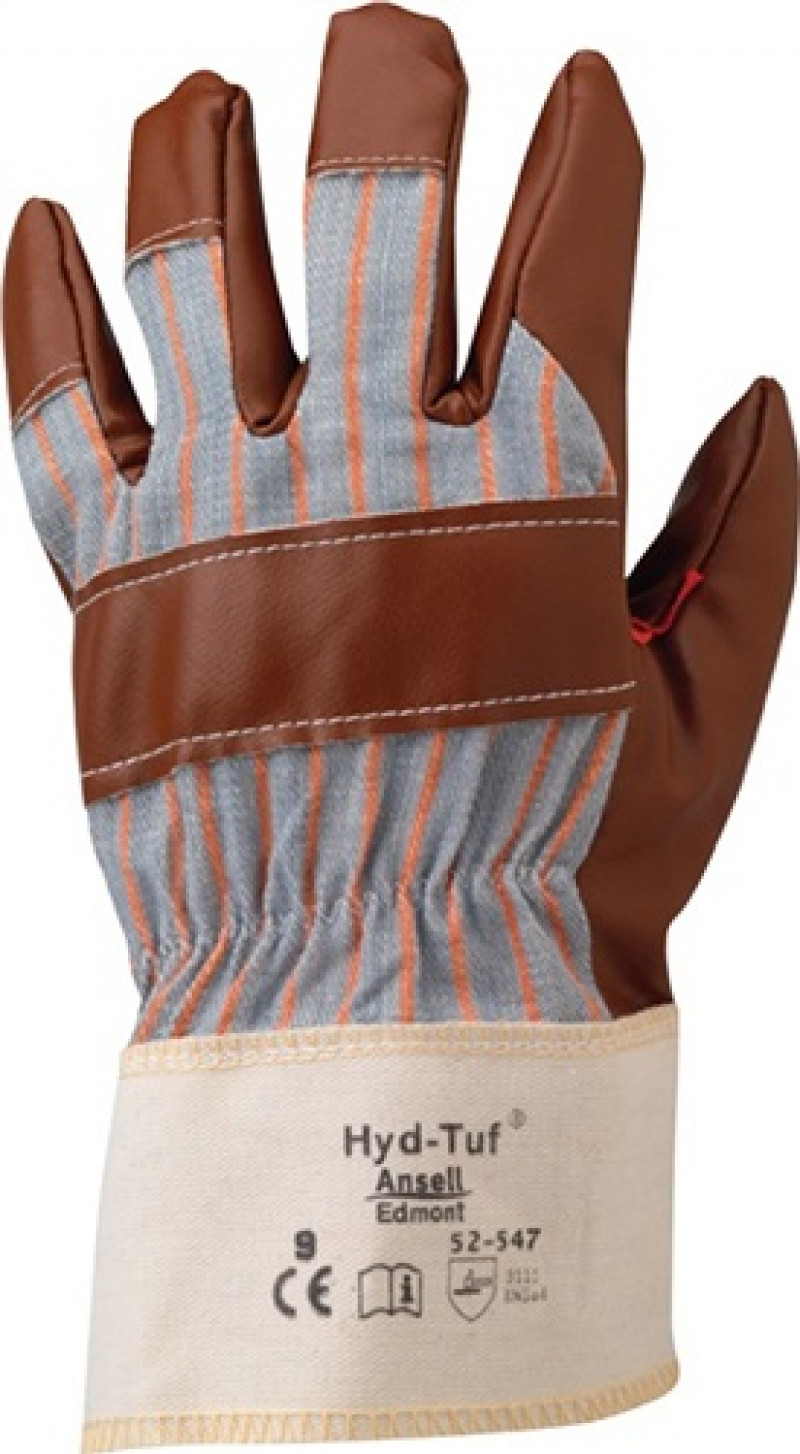 Handschuhe Hyd-Tuf 52-547 Gr.10 braun BW-Jersey m.Nitril EN 388 Kat.II Ansell Handschuhe Hyd-Tuf 52-547 Gr.10 braun BW-Jersey m.Nitril EN 388 Kat.II Ansell
