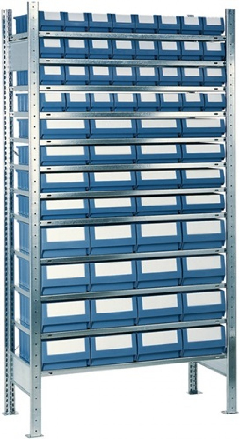 Steckregal H2000xB1000xT500mm Anbauregal 12 Stahlböden 32 x 7,16 x 8,16 x 9 Steckregal H2000xB1000xT500mm Anbauregal 12 Stahlböden 32 x 7,16 x 8,16 x 9