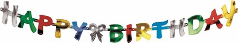 PAPSTAR Girlande Happy Birthday 18698 1,4m PAPSTAR Girlande Happy Birthday 18698 1,4m