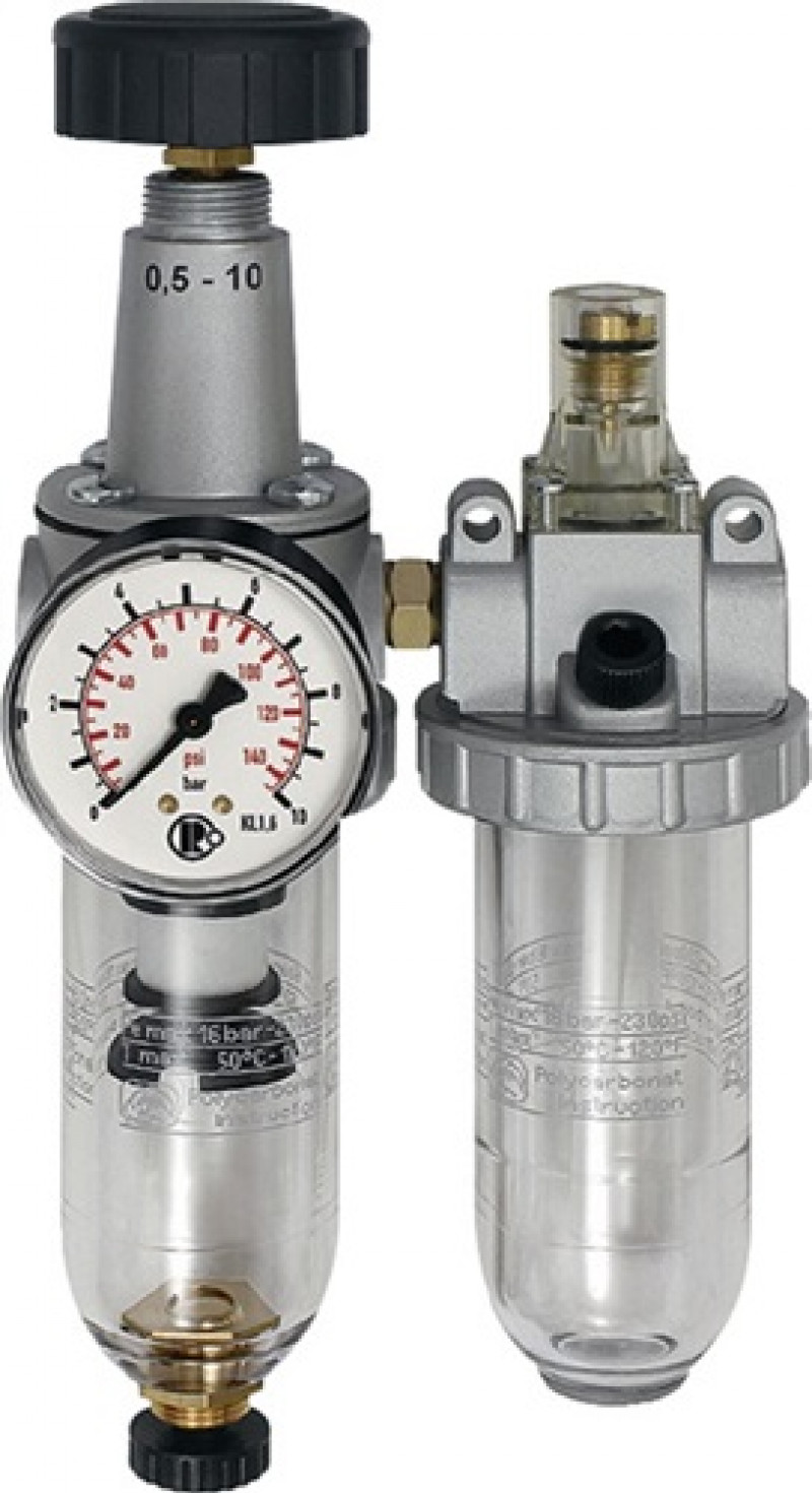 Wartungseinheit Stand.Gew.mm 24,66 HA BG IV 2-tlg.4000l/min B.220mm RIEGLER Wartungseinheit Stand.Gew.mm 24,66 HA BG IV 2-tlg.4000l/min B.220mm RIEGLER