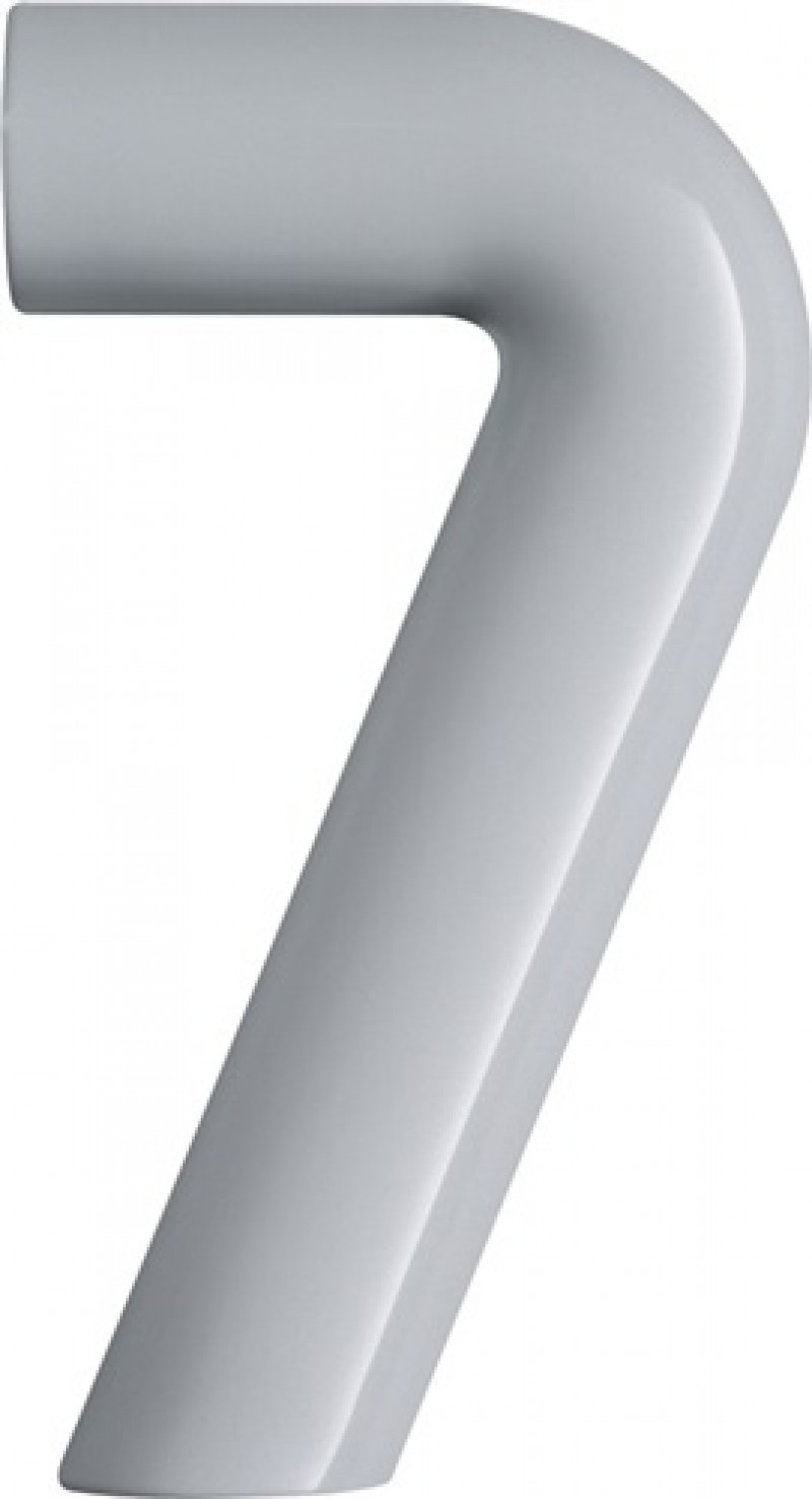 Hausnummer Ziffer 7 Spezial-Polyamid 99 reinweiß 165mm D.33mm HEWI Hausnummer Ziffer 7 Spezial-Polyamid 99 reinweiß 165mm D.33mm HEWI