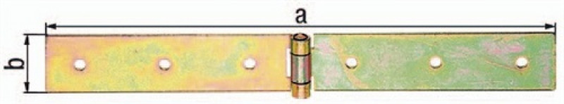 Kistenband H.500mm B.geöffnet 35mm S.2,5mm STA galv.gelb verz.GAH Kistenband H.500mm B.geöffnet 35mm S.2,5mm STA galv.gelb verz.GAH