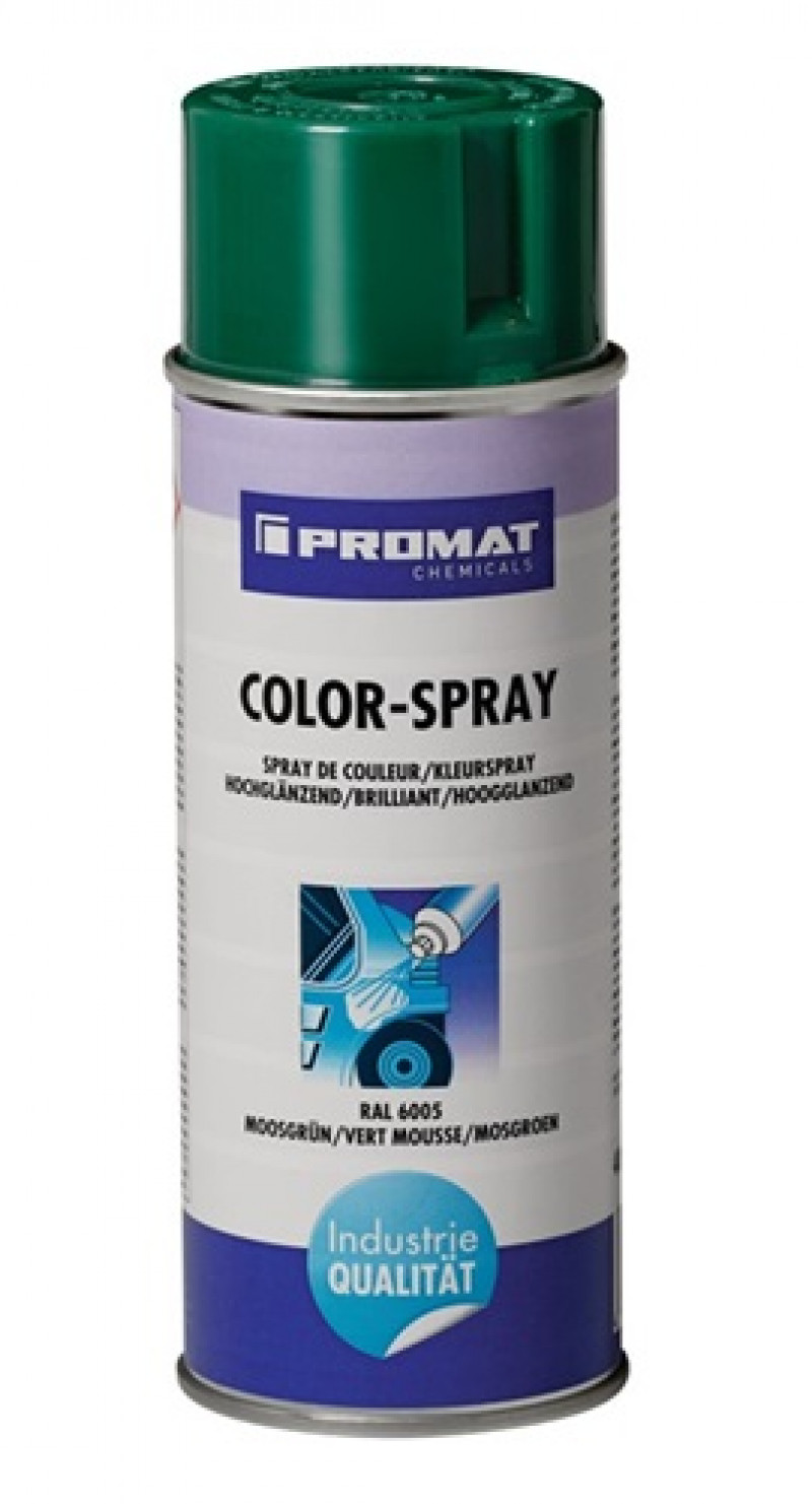 Colorspray moosgrün hochglänzend RAL 6005 400 ml Spraydose PROMAT CHEMICALS Colorspray moosgrün hochglänzend RAL 6005 400 ml Spraydose PROMAT CHEMICALS