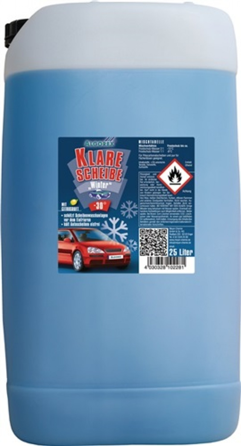 Scheibenreiniger m.Frostschutz gebrauchsfertig b.-30GradC 25l Kanister ALGOREX Scheibenreiniger m.Frostschutz gebrauchsfertig b.-30GradC 25l Kanister ALGOREX