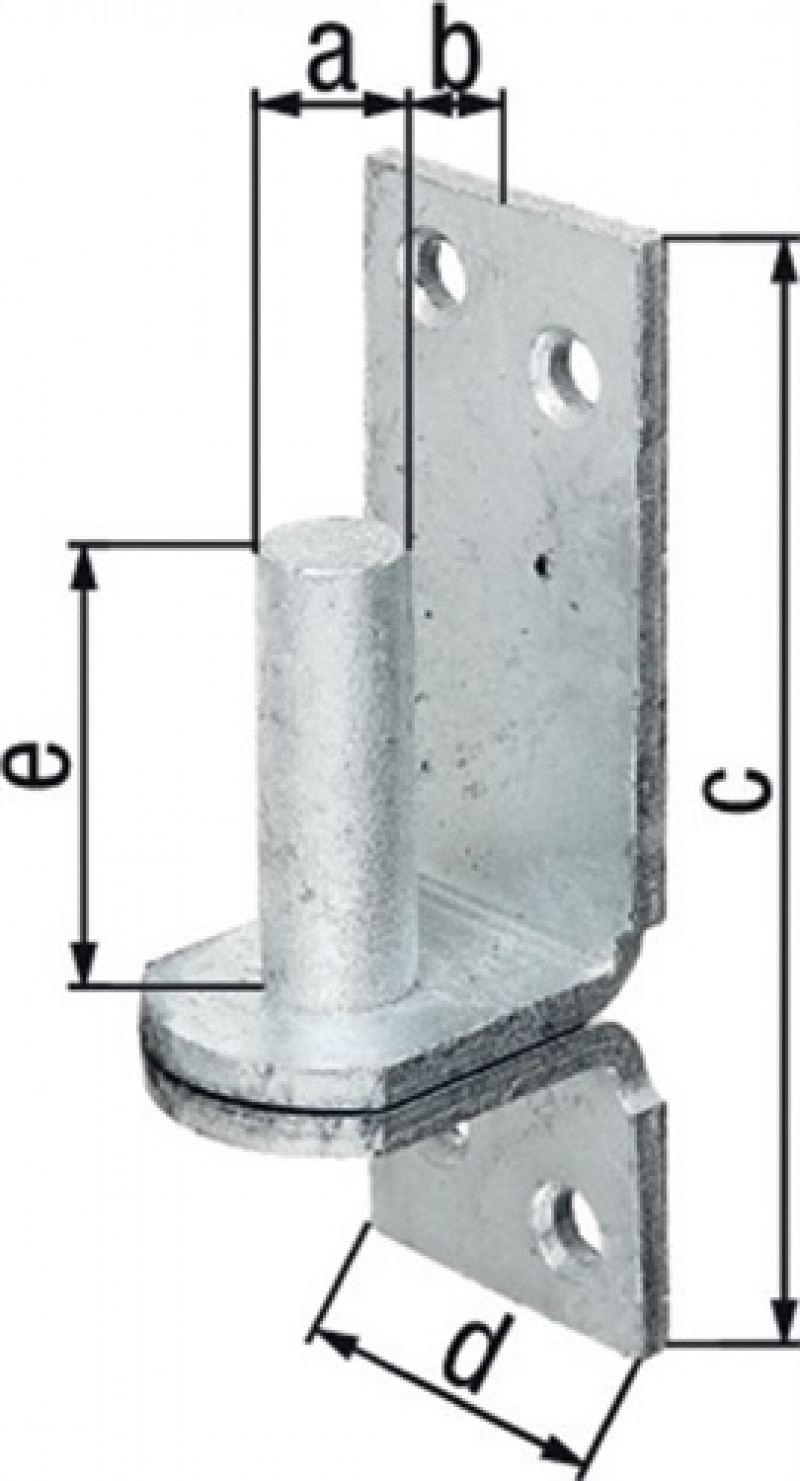 Kloben auf Platte 16x13mm TZN GAH Kloben auf Platte 16x13mm TZN GAH