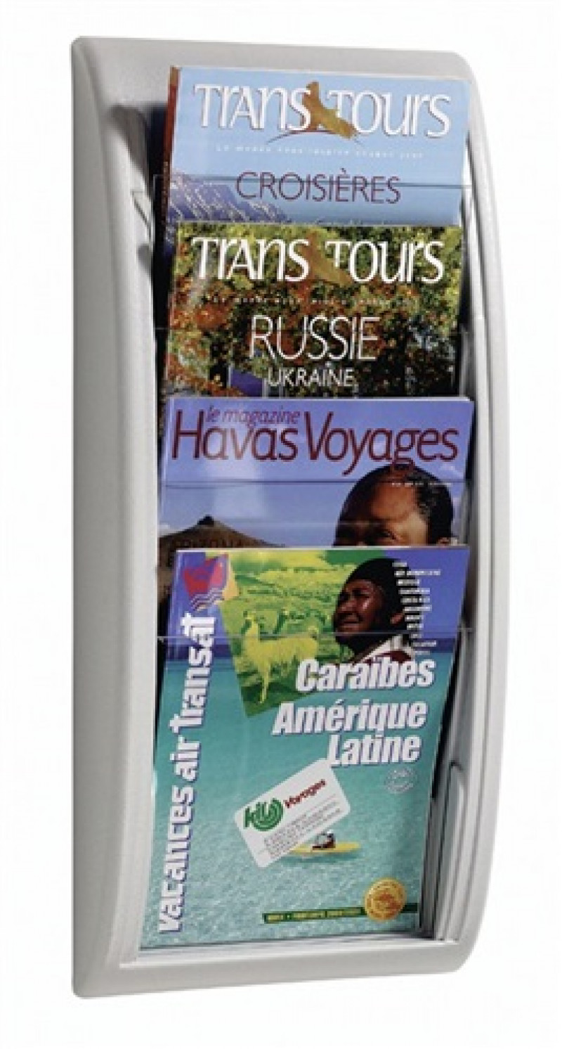 Paperflow Prospekthalter Quick Blick 4061.02 grau Paperflow Prospekthalter Quick Blick 4061.02 grau