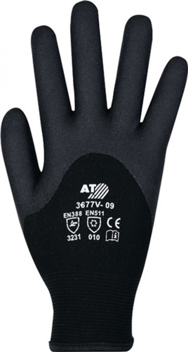 Kälteschutzhandschuh Gr.11 schwarz Terry-Schlingen EN 388,EN 511 Kat.II Kälteschutzhandschuh Gr.11 schwarz Terry-Schlingen EN 388,EN 511 Kat.II