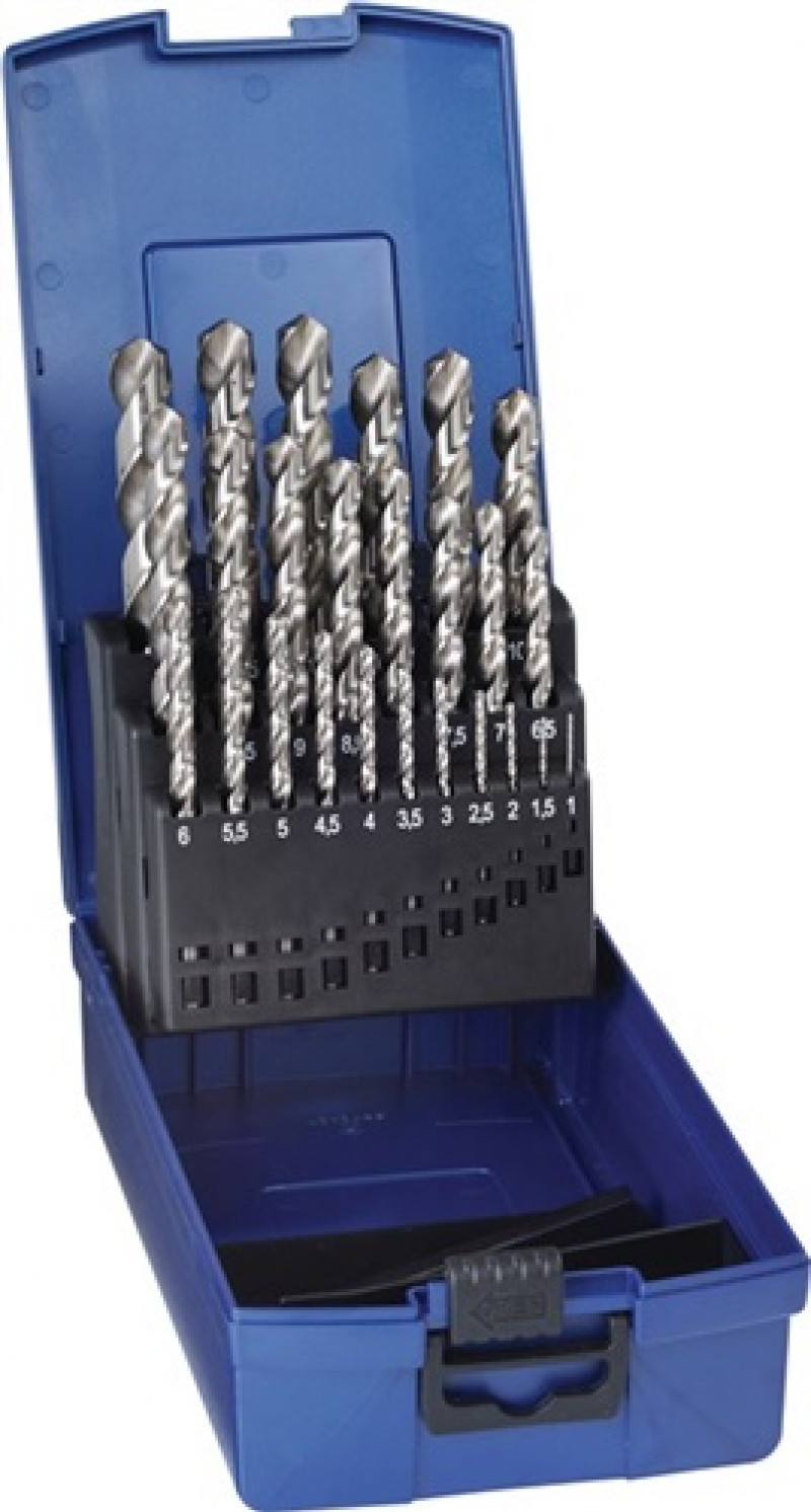 Spiralbohrersatz DIN338 Typ W Nenn-D.1-13x0,5mm HSS 25-tlg.Ku.-Kassette PROMAT Spiralbohrersatz DIN338 Typ W Nenn-D.1-13x0,5mm HSS 25-tlg.Ku.-Kassette PROMAT