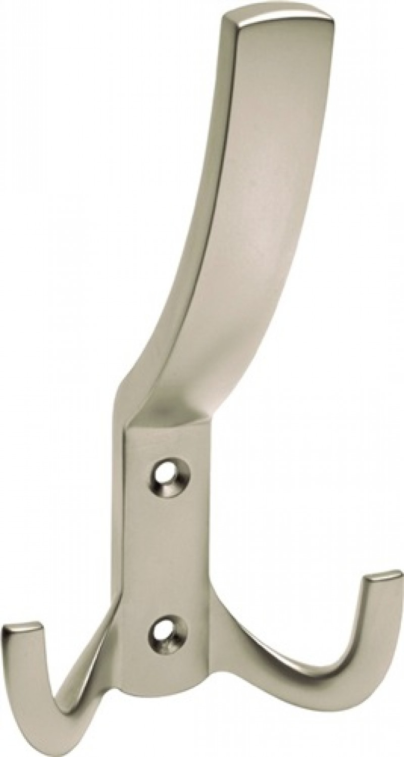 Huthaken Ausf. zweifach A. 78mm Zamak ma chrom H.146mm HSI Huthaken Ausf. zweifach A. 78mm Zamak ma chrom H.146mm HSI