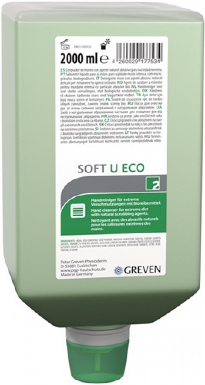 Handreiniger SOFT U ECO 2l lösemittelfrei 2000ml Varioflasche PHYSIODERM Handreiniger SOFT U ECO 2l lösemittelfrei 2000ml Varioflasche PHYSIODERM
