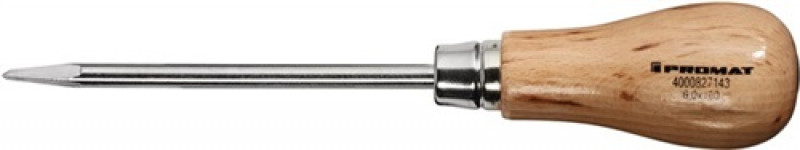 Aufreiber 4KT-Klinge 6x190mm m.Holzheft/Schlagkappe durchgehende Klinge Aufreiber 4KT-Klinge 6x190mm m.Holzheft/Schlagkappe durchgehende Klinge