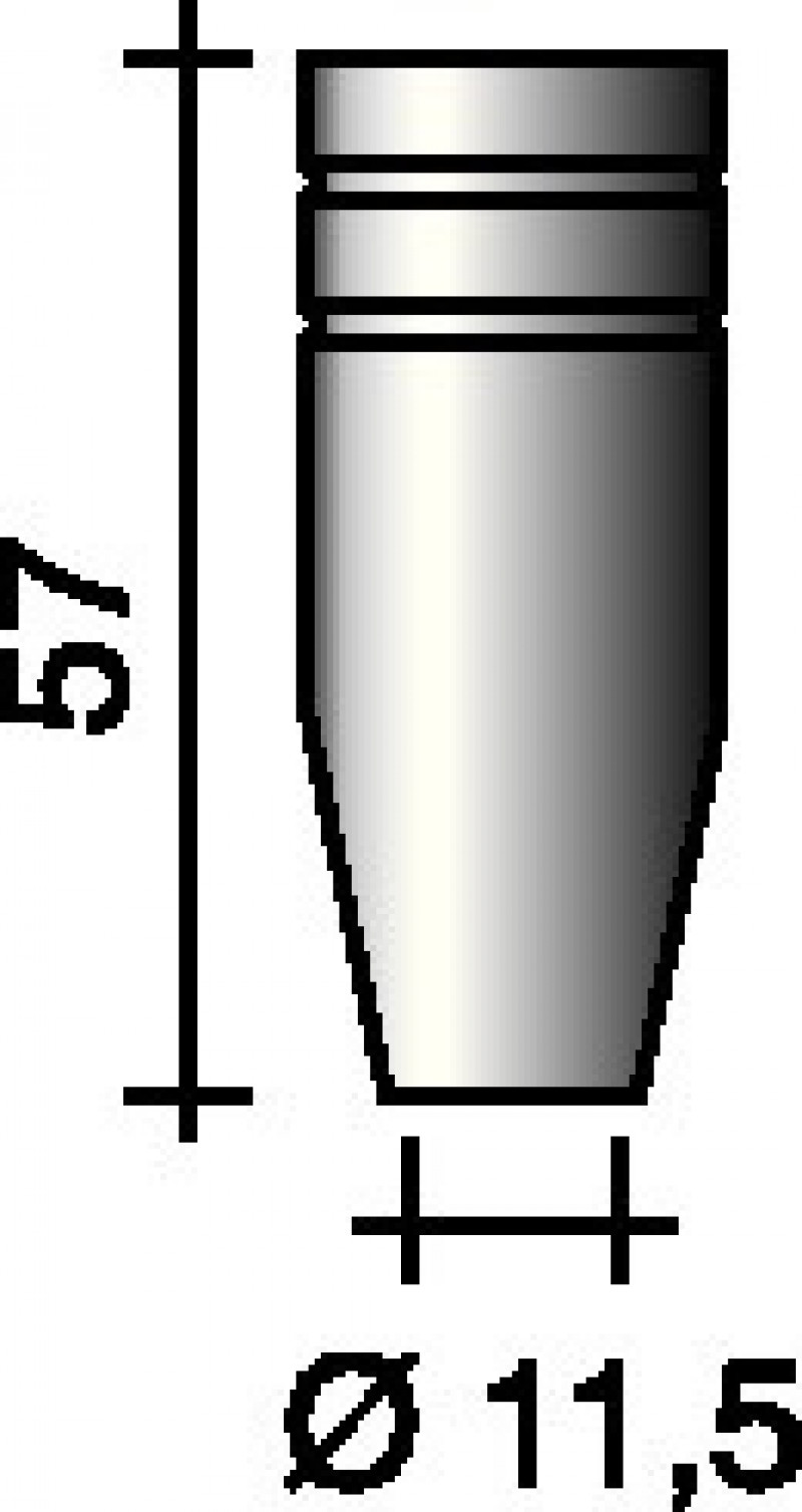 Gasdüse sta.kon.11,5mm f.ERGOPLUS 25 TRAFIMET Gasdüse sta.kon.11,5mm f.ERGOPLUS 25 TRAFIMET