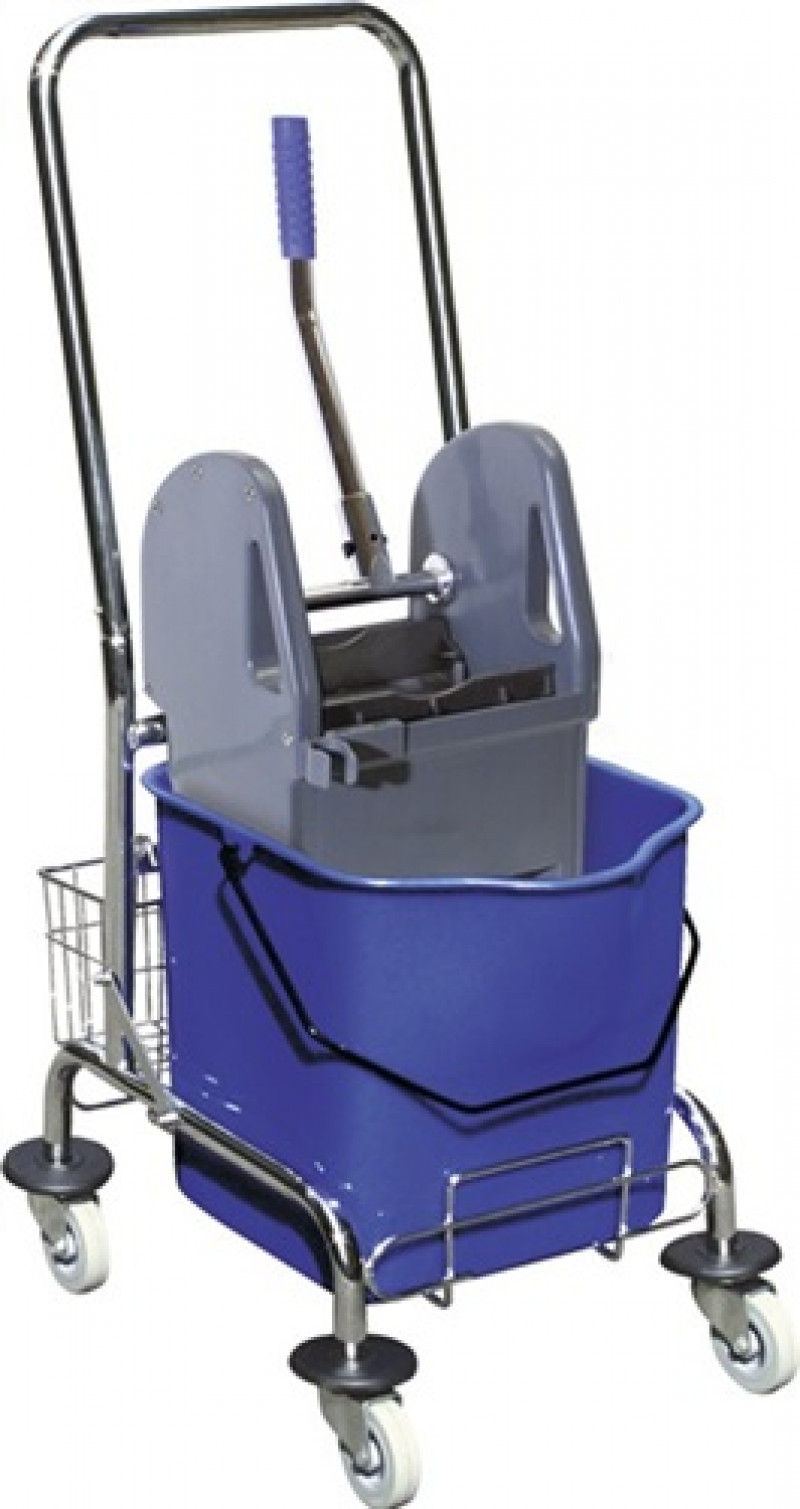 Reinigungswagen Eimer 27l,Presse,Ablagekorb STA SPRINTUS
