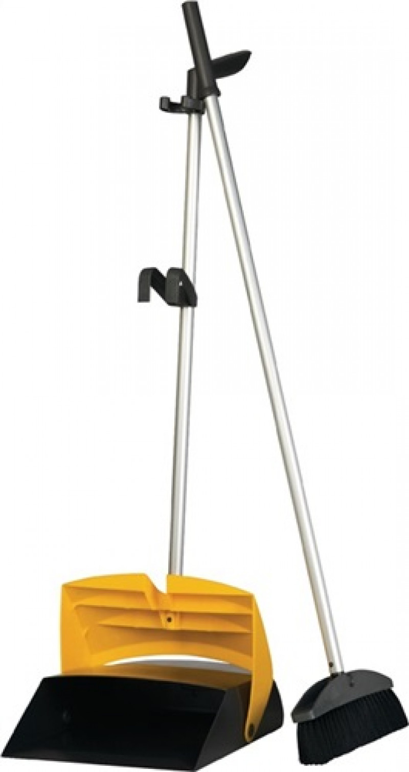 Kehrset Stiel m.Schaufel u.Besen anthrazit/gelb VERMOP Kehrset Stiel m.Schaufel u.Besen anthrazit/gelb VERMOP