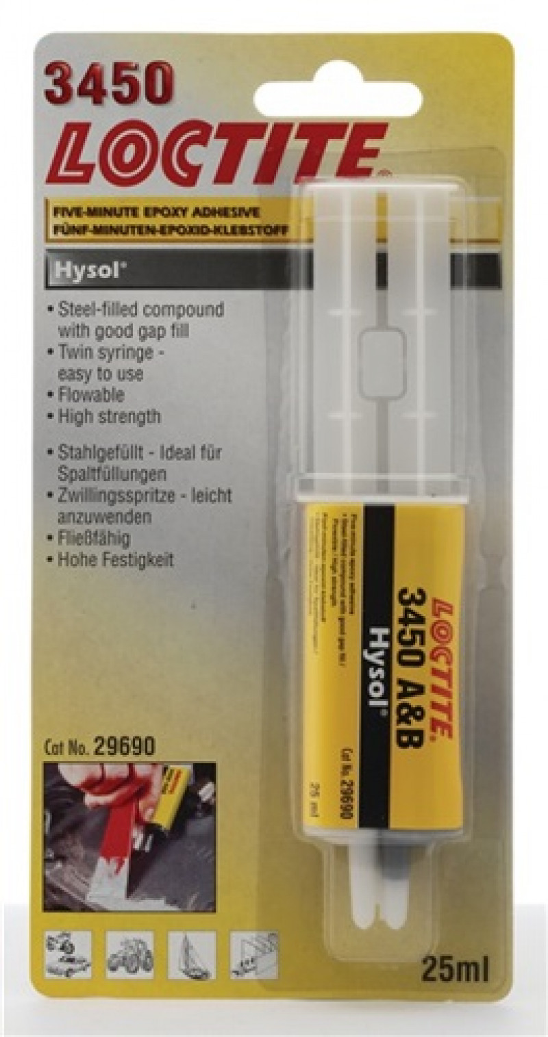 2K-Epoxydflüssigmetall 3450 25 ml Doppelspritze LOCTITE 2K-Epoxydflüssigmetall 3450 25 ml Doppelspritze LOCTITE