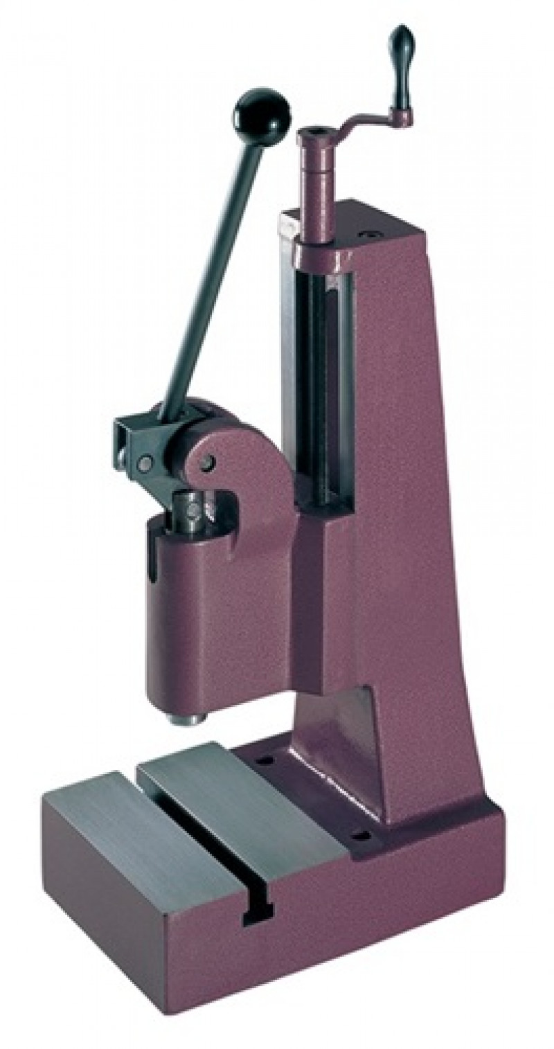 Kniehebel-Handpresse HK 800 Druckkraft 8,0 kN Hub 40mm Arbeits-H.50-200mm Kniehebel-Handpresse HK 800 Druckkraft 8,0 kN Hub 40mm Arbeits-H.50-200mm
