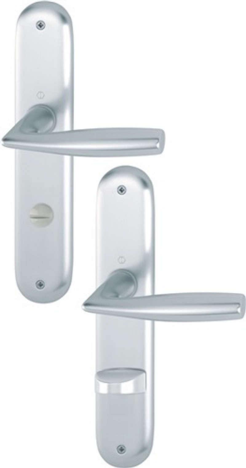 Langschildgarnitur Vitória 1515/273P Alu. F1 Bad SK/OL 78mm DIN L/R Langschildgarnitur Vitória 1515/273P Alu. F1 Bad SK/OL 78mm DIN L/R