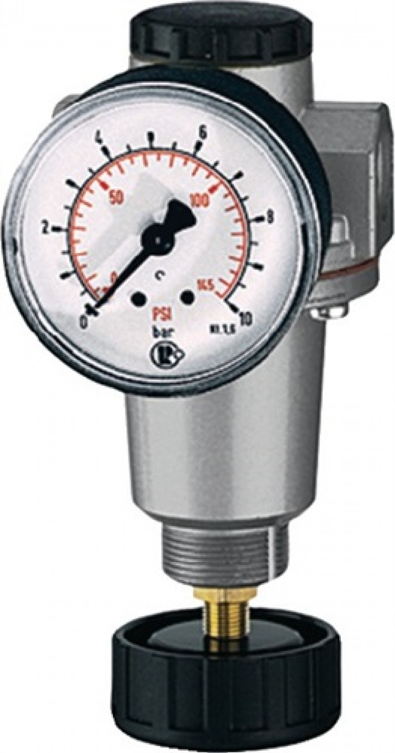 Druckregler Stand.Gew.mm 15,39 BG I G 3/8 Zoll 0,5-10bar 1000l/min RIEGLER Druckregler Stand.Gew.mm 15,39 BG I G 3/8 Zoll 0,5-10bar 1000l/min RIEGLER
