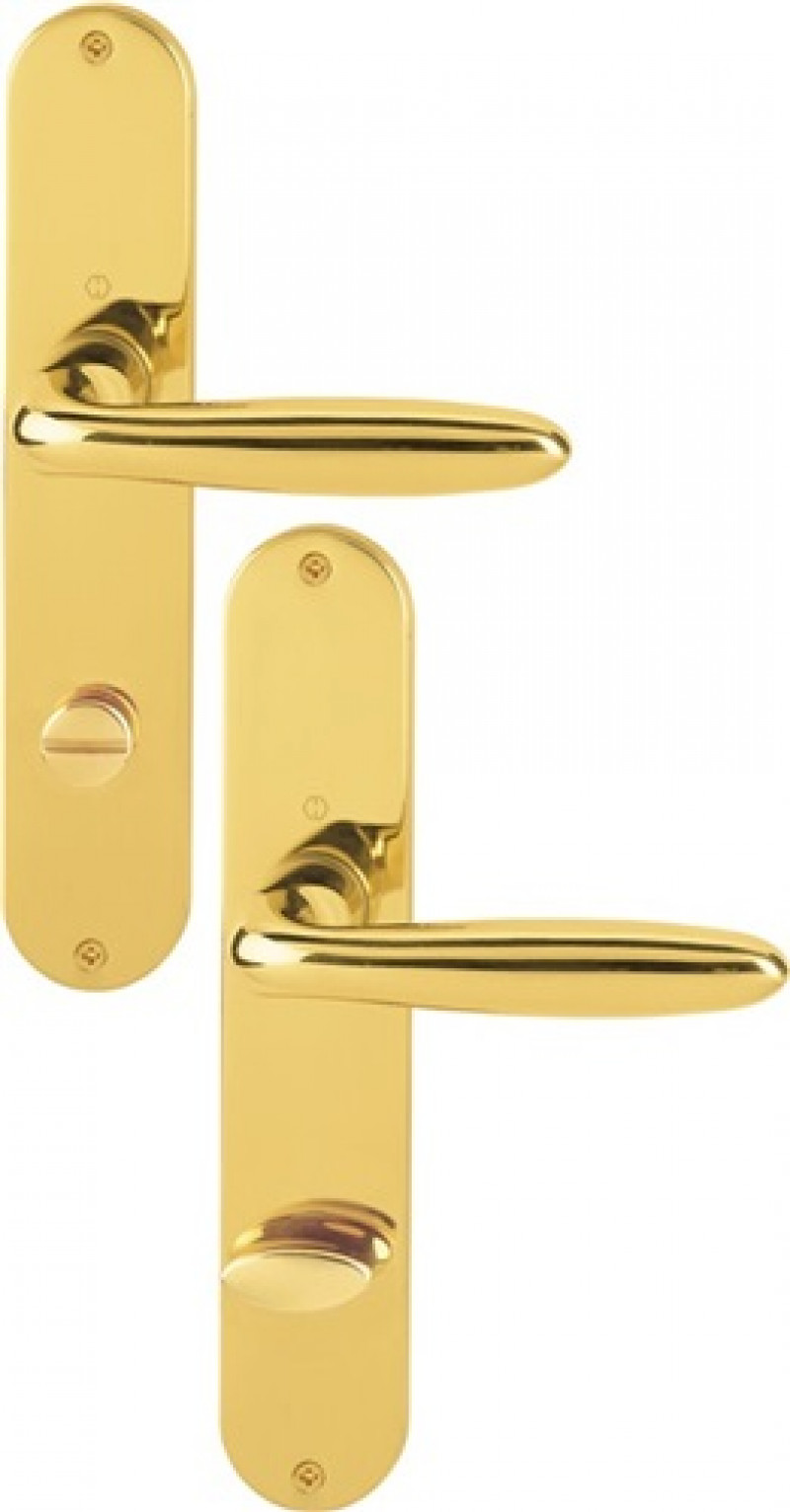 Langschildgarnitur Verona M151/302 MS F71 Bad SK/OL 78mm DIN L/R