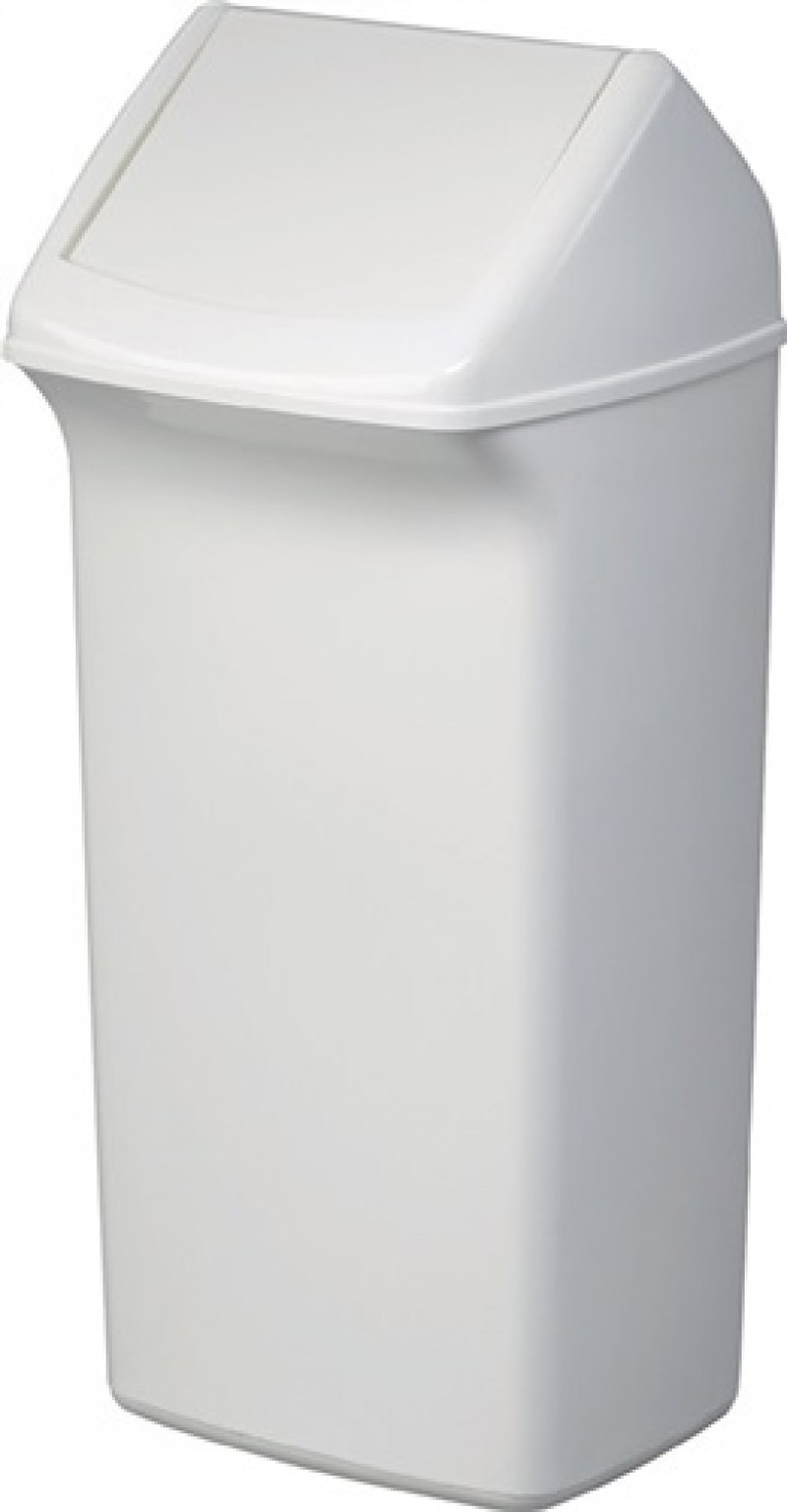 Wertstoffsammler 40l H747xB320xT366mm weiß weiß m.Deckel DURABLE Wertstoffsammler 40l H747xB320xT366mm weiß weiß m.Deckel DURABLE