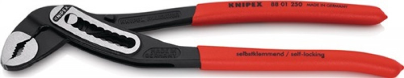 Wasserpumpenzange Alligator DINISO8976 L.250mm W.46mm schw.atra. Knipex Wasserpumpenzange Alligator DINISO8976 L.250mm W.46mm schw.atra. Knipex