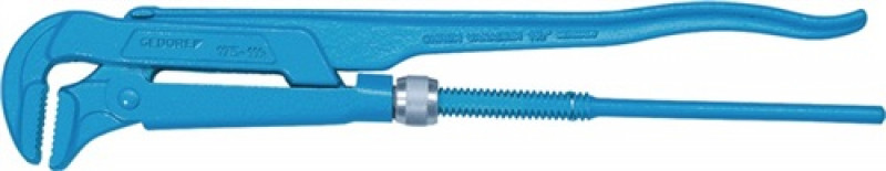 Rohrzange L.320mm 1Zoll blau einbrennlackiert CV. 176 1 DIN5234 FormB Rohrzange L.320mm 1Zoll blau einbrennlackiert CV. 176 1 DIN5234 FormB