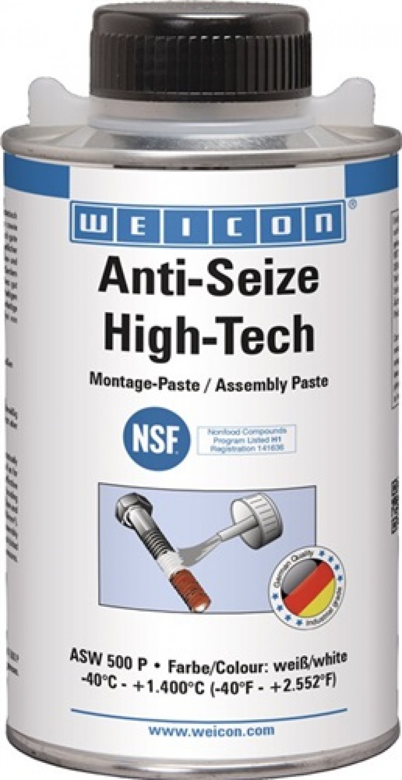 Montagepaste Anti-Seize High-Tech 500g weiß NSF Dose WEICON Montagepaste Anti-Seize High-Tech 500g weiß NSF Dose WEICON