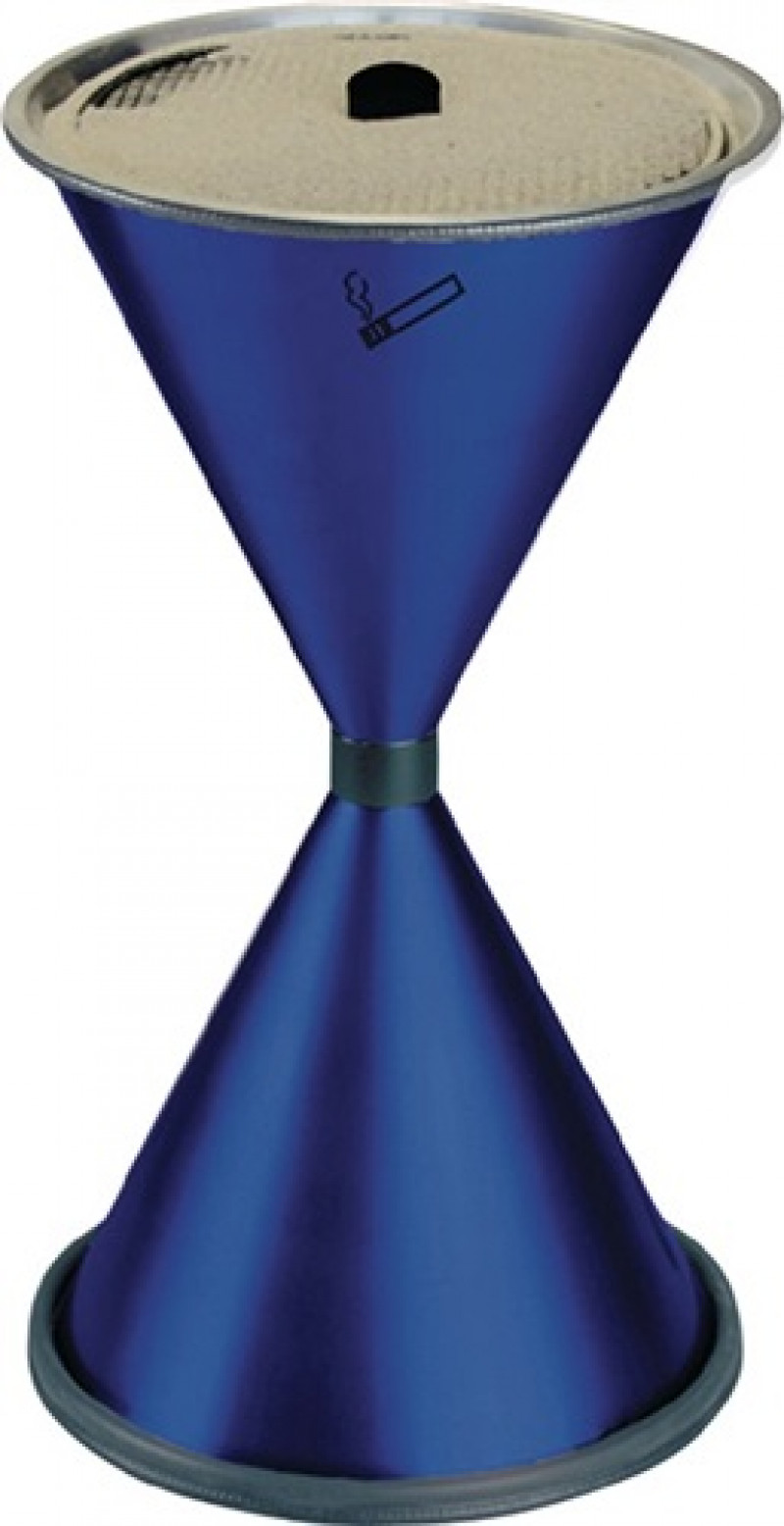 Standascher D405xH770mm blau Stahlbl.TKG Standascher D405xH770mm blau Stahlbl.TKG