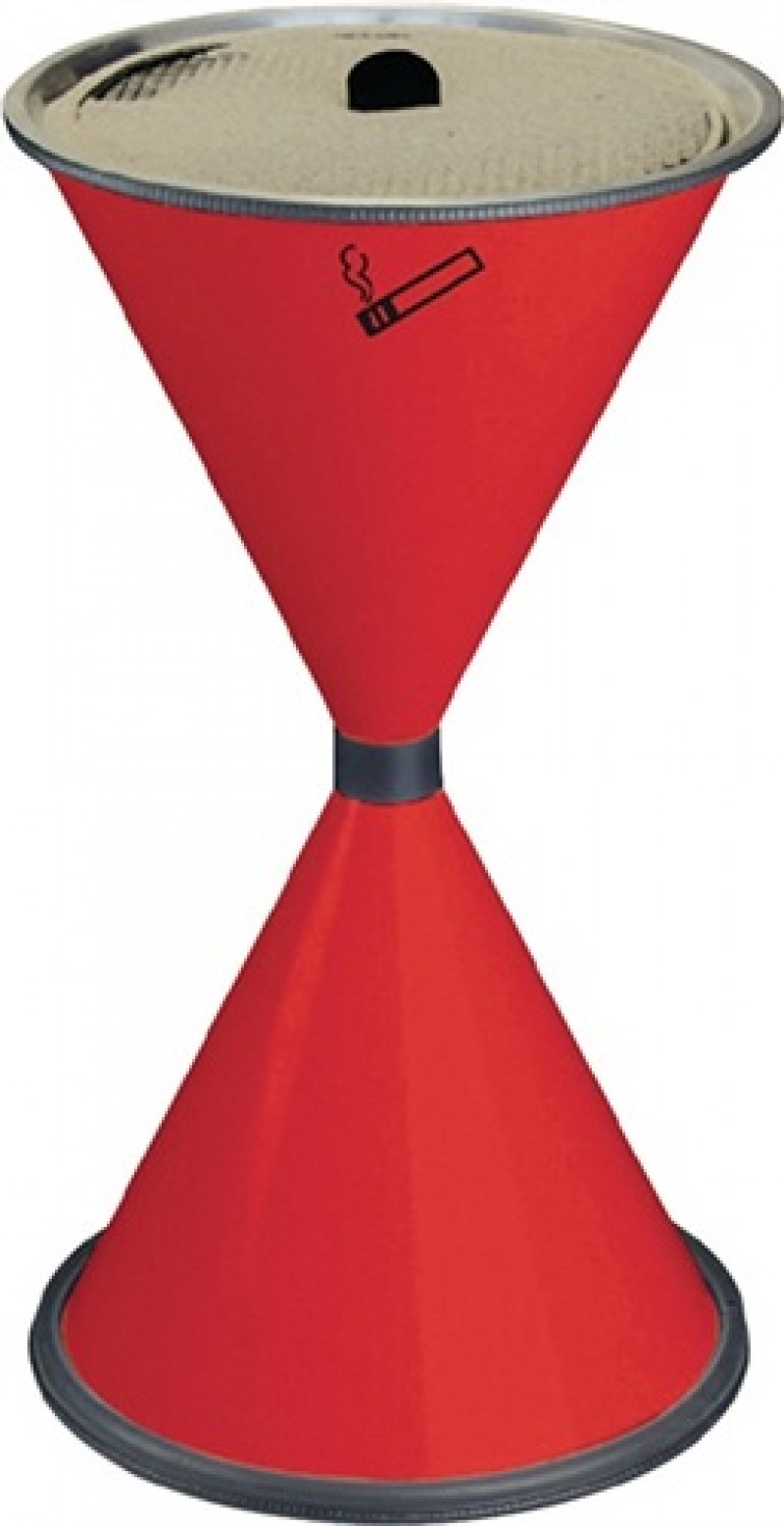 Standascher D405xH770mm rot Stahlbl.TKG Standascher D405xH770mm rot Stahlbl.TKG