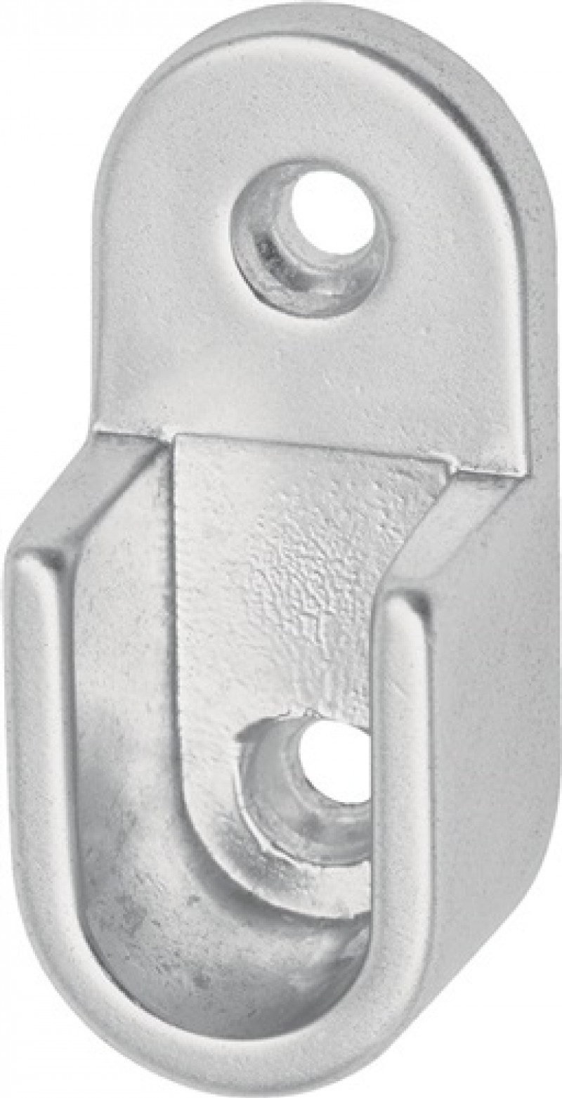 Schrankrohrlager 1170 Alu-Guss silberf.Wandmont.30x14 Schrankrohrlager 1170 Alu-Guss silberf.Wandmont.30x14