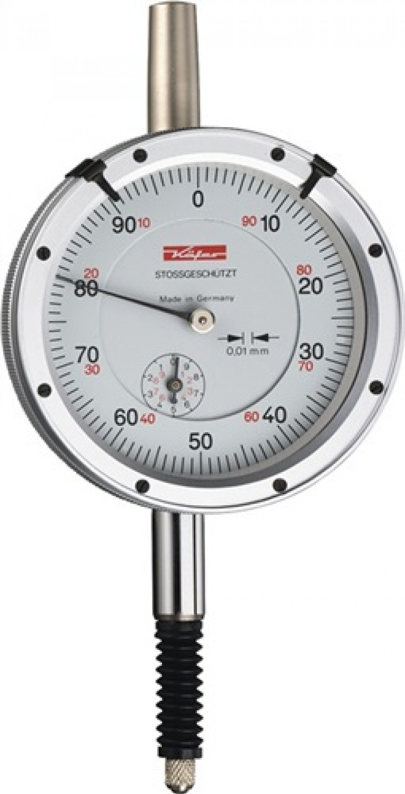 Messuhr KM500 SW 1mm Abl.0,002mm m.Stoßschutz KÄFER