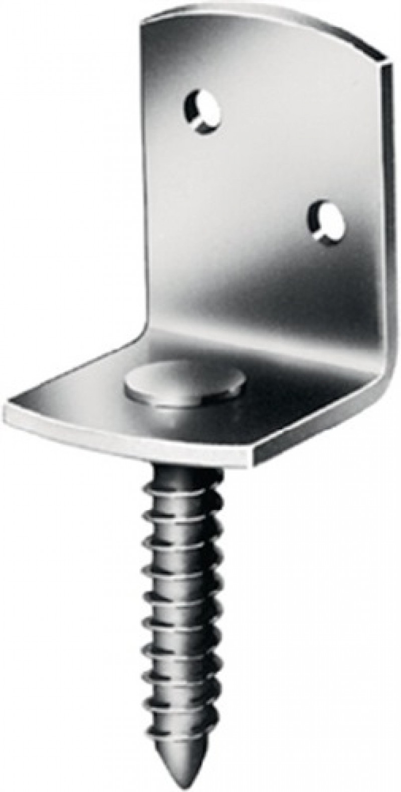 Flechtzaunbeschlag 35x39x30mm VA 1.4301 ma L-Form VORMANN