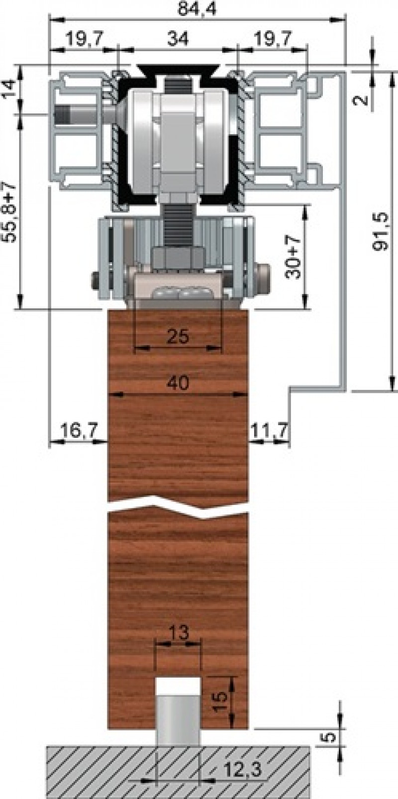 Abdeckkappenpaar Alu.VA Eff.elox.z.Aufkl.beids.B.84 mm H.91,5 mm HELM Abdeckkappenpaar Alu.VA Eff.elox.z.Aufkl.beids.B.84 mm H.91,5 mm HELM