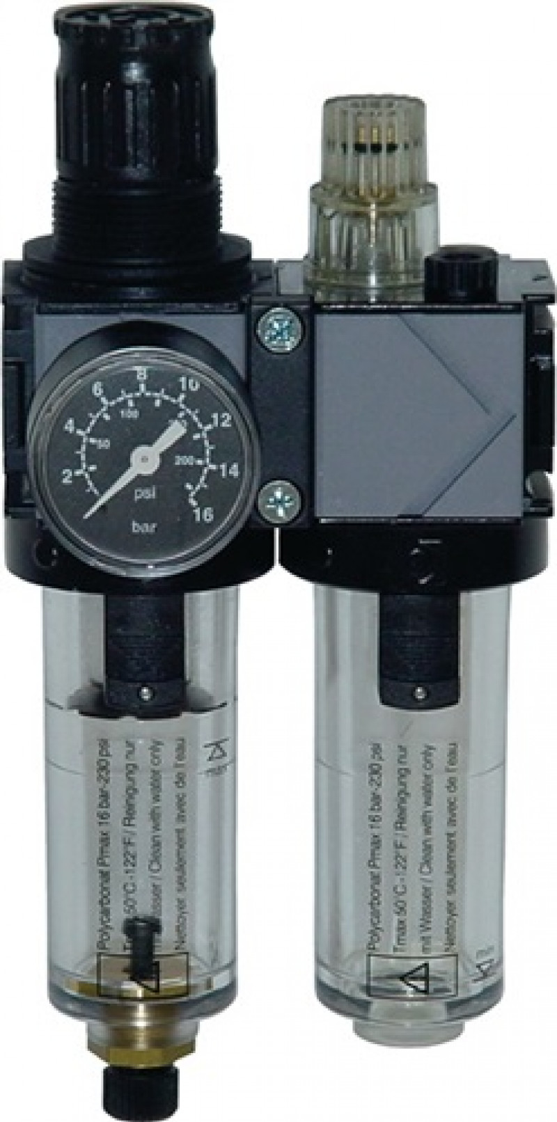 Wartungseinheit Typ 488-variobloc Gew.mm 19,17 man.BG II 2-tlg.3400 Nl/min EWO