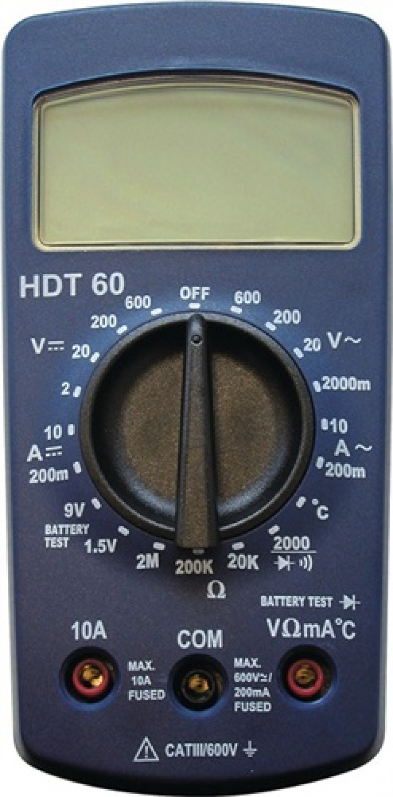 Multimeter Digitalanzeige 2-600 V AC/DC 200 mA - 10 A AC/DC Multimeter Digitalanzeige 2-600 V AC/DC 200 mA - 10 A AC/DC
