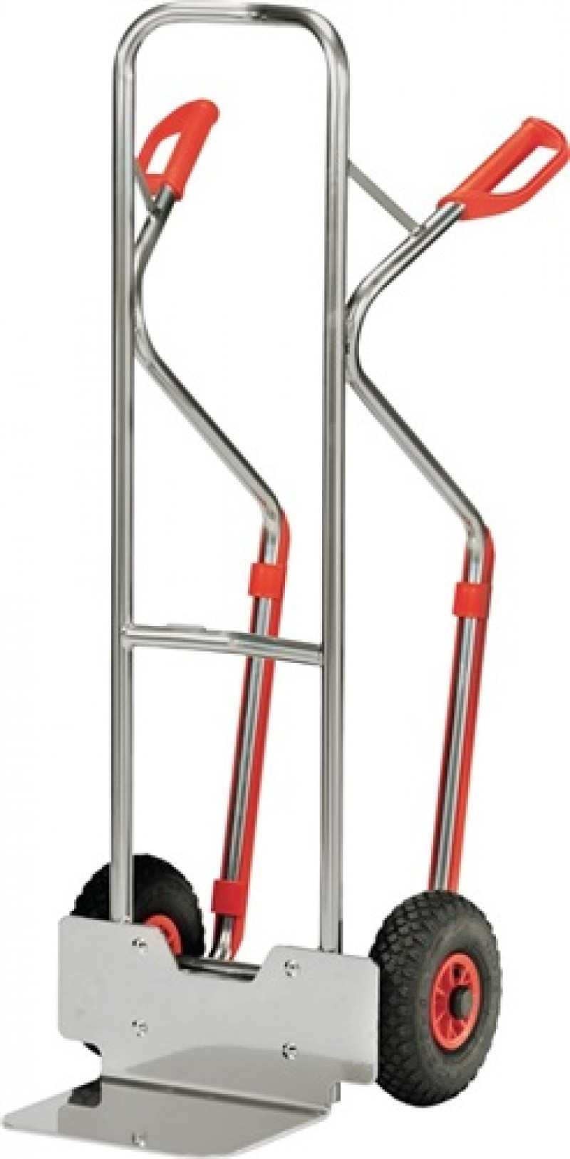 Stapelkarre H.1300mm Schaufel-L250xB320mm Luft-Bereifung Trgf.200kg alu FETRA Stapelkarre H.1300mm Schaufel-L250xB320mm Luft-Bereifung Trgf.200kg alu FETRA