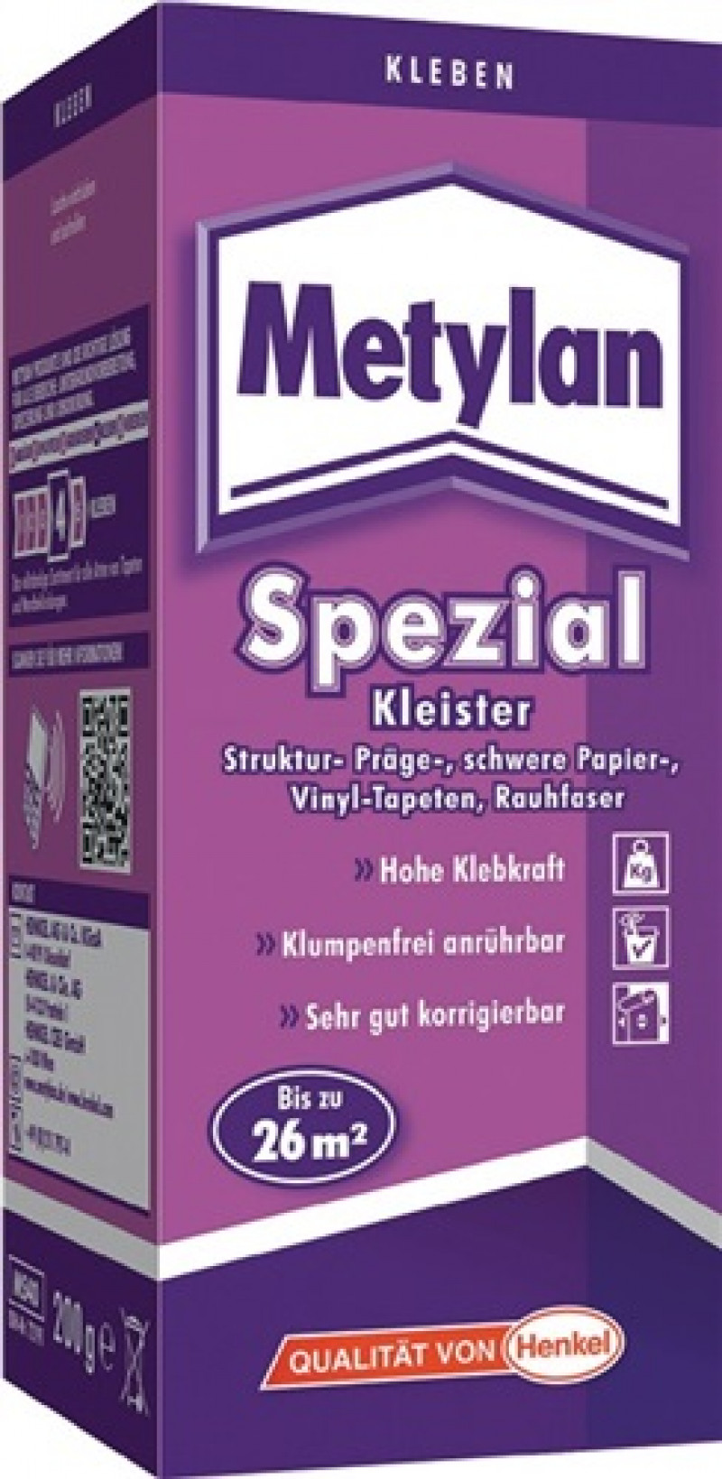 Tapetenkleister Spezial 200g Schachtel METYLAN Tapetenkleister Spezial 200g Schachtel METYLAN