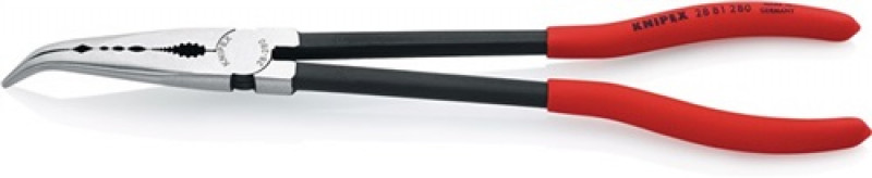 Montierzange DIN ISO 5743 L.280mm 45Grad geb.pol.Ku.-Überzug KNIPEX Montierzange DIN ISO 5743 L.280mm 45Grad geb.pol.Ku.-Überzug KNIPEX