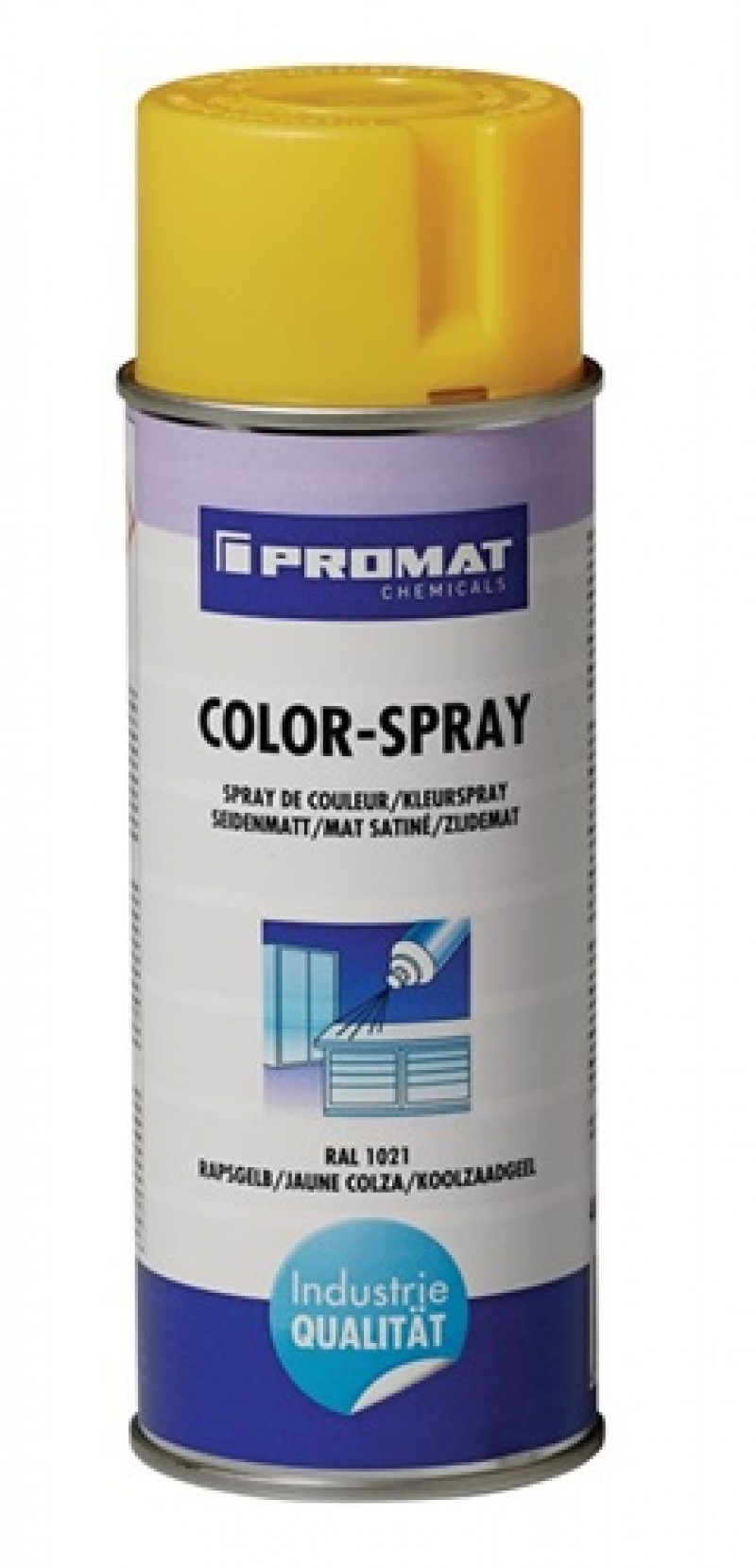 Colorspray rapsgelb seidenmatt RAL 1021 400 ml Spraydose PROMAT CHEMICALS Colorspray rapsgelb seidenmatt RAL 1021 400 ml Spraydose PROMAT CHEMICALS