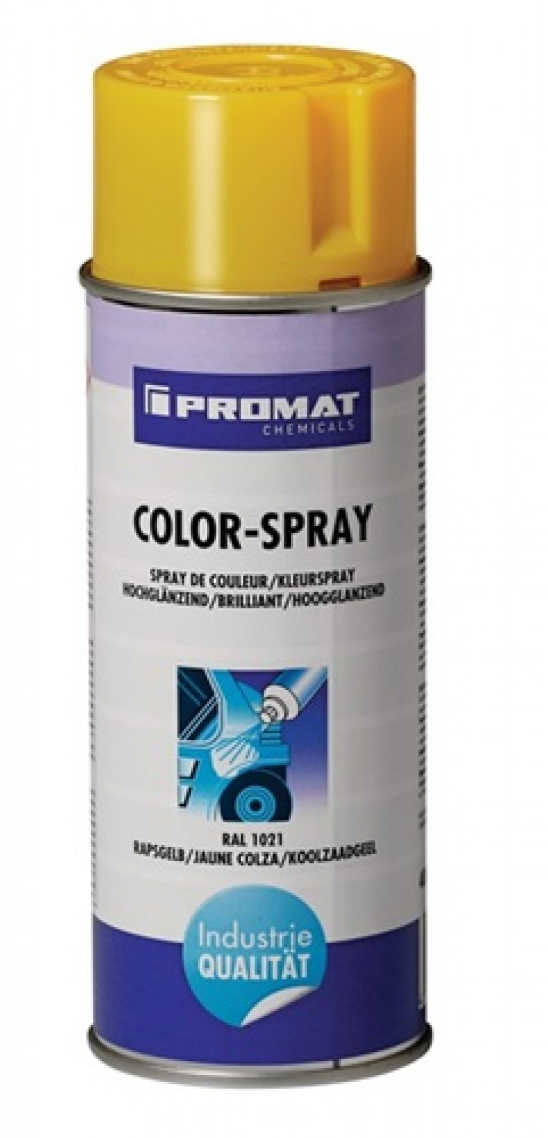 Colorspray rapsgelb hochglänzend RAL 1021 400 ml Spraydose PROMAT CHEMICALS Colorspray rapsgelb hochglänzend RAL 1021 400 ml Spraydose PROMAT CHEMICALS