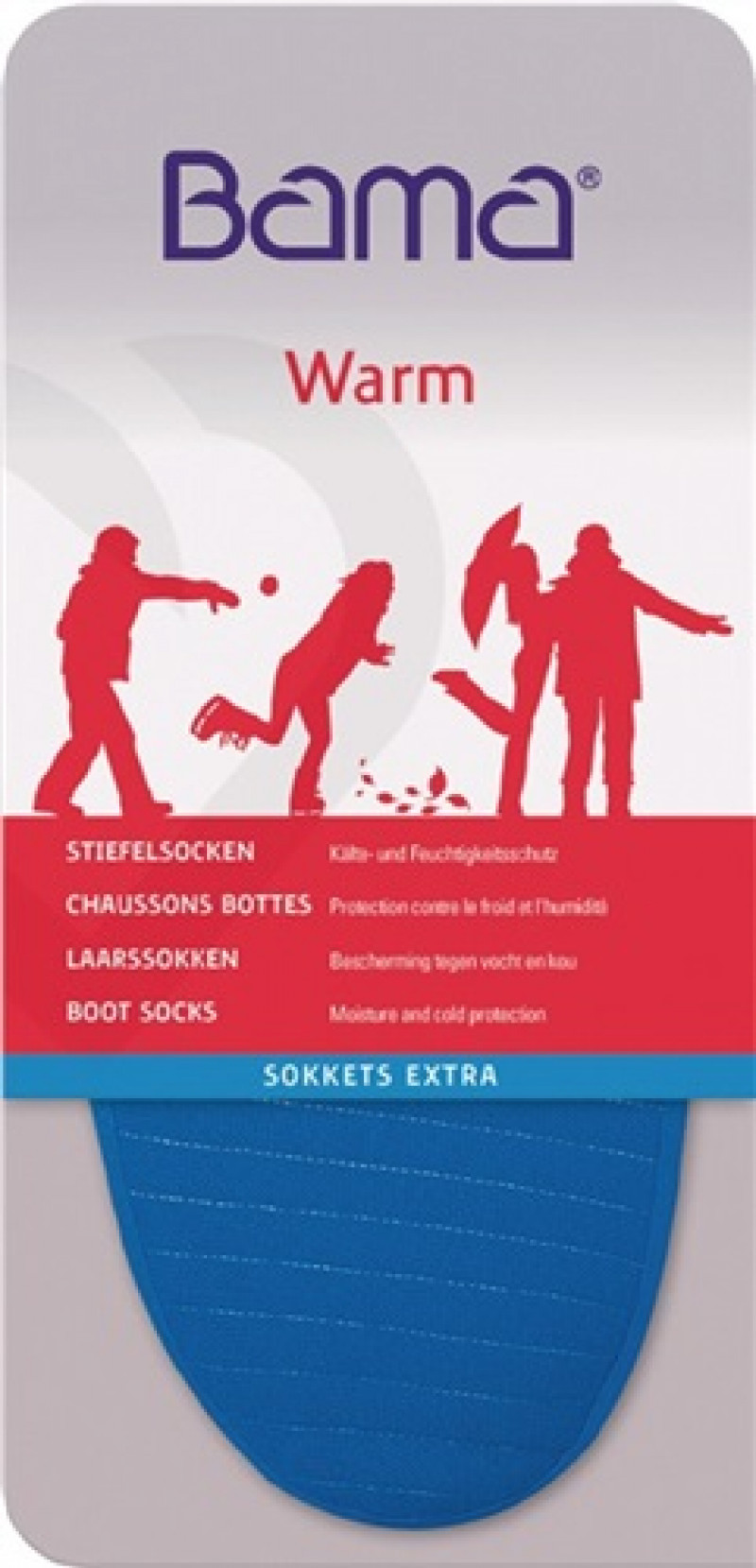 Einziehsocke Gr.40-41 blau 1 PA Bama