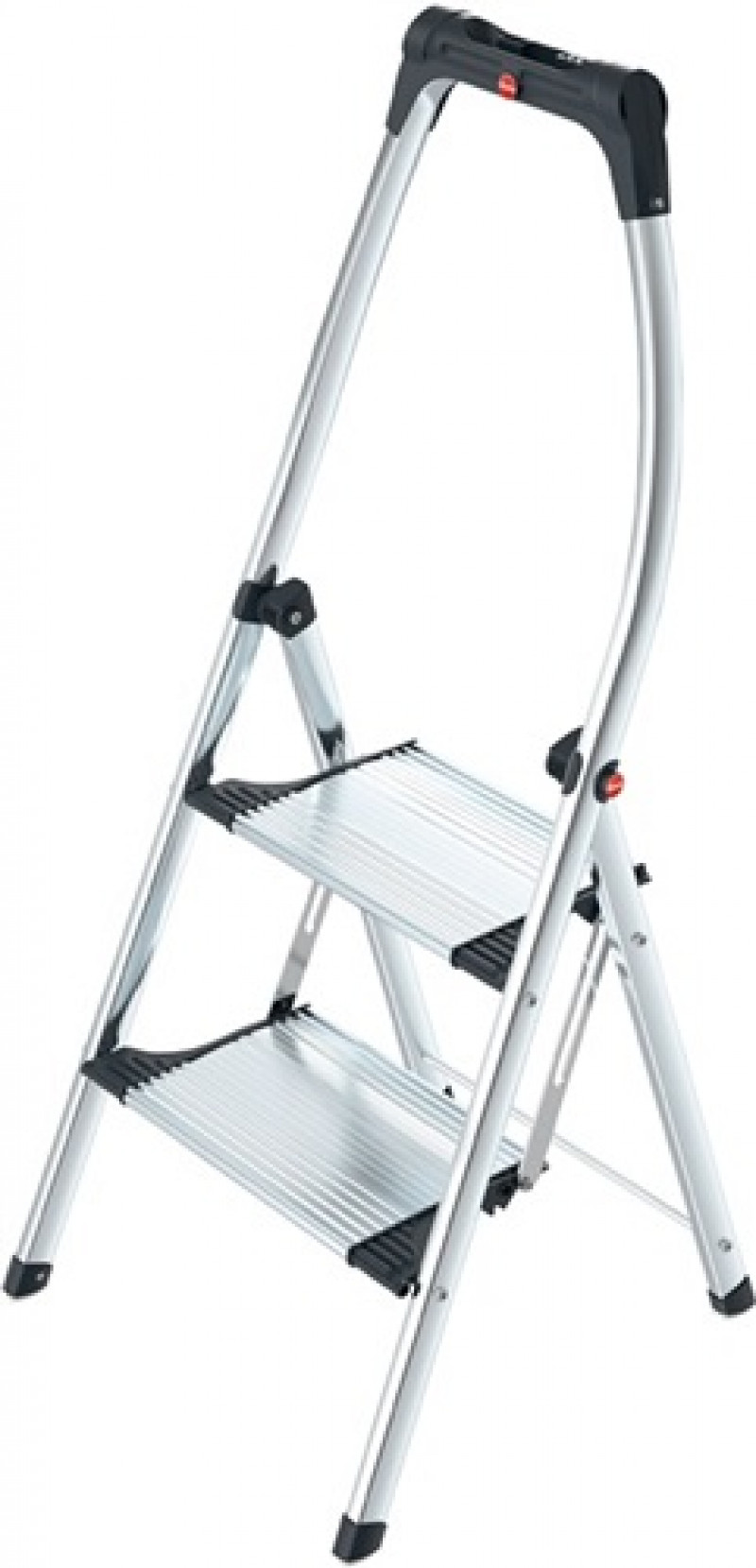 Klapptritt Stufen 2 Plattform-H.490mm Alu.m.Anti-Rutsch-Riffelung HAILO Klapptritt Stufen 2 Plattform-H.490mm Alu.m.Anti-Rutsch-Riffelung HAILO